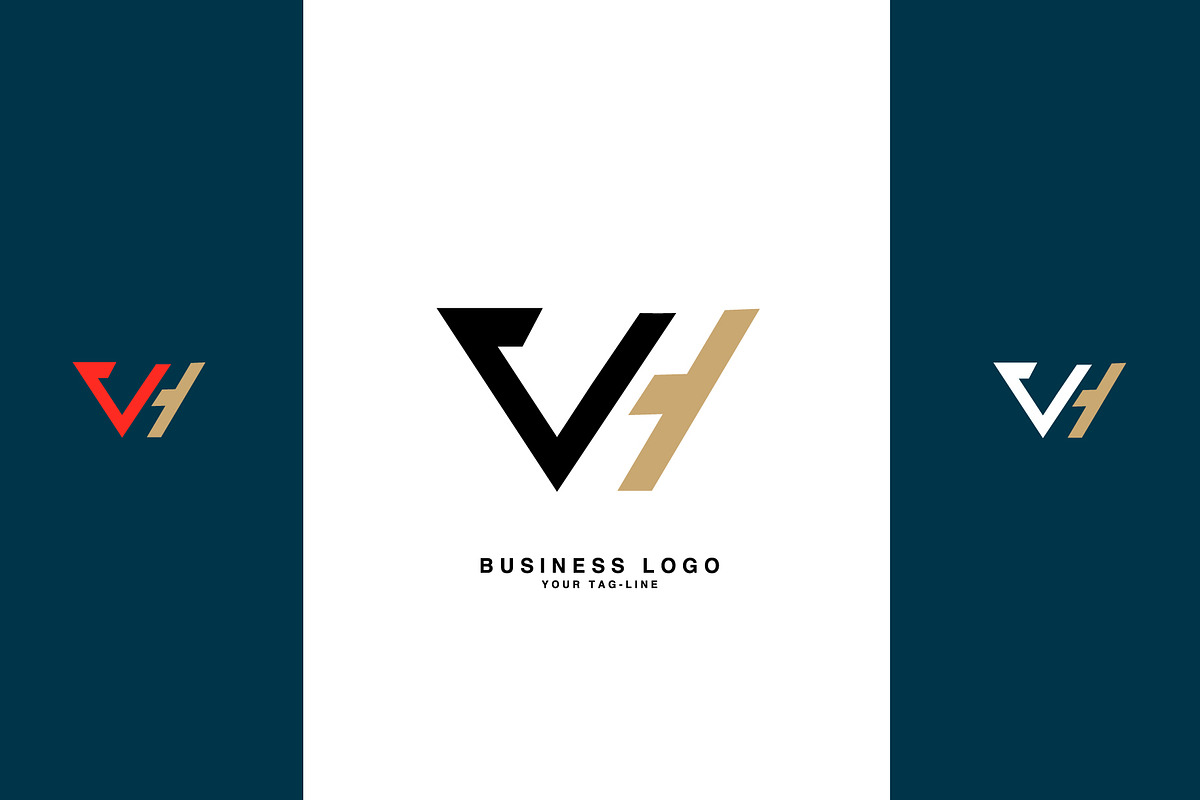 WH, HW, Abstract Logo design, a Branding & Logo Template by art_creater