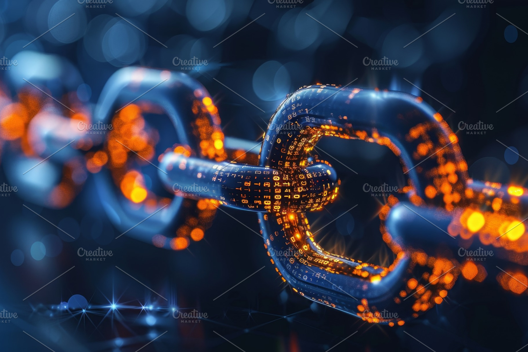 A detailed view of a metallic chain, a Photo by Iftikhar Alam