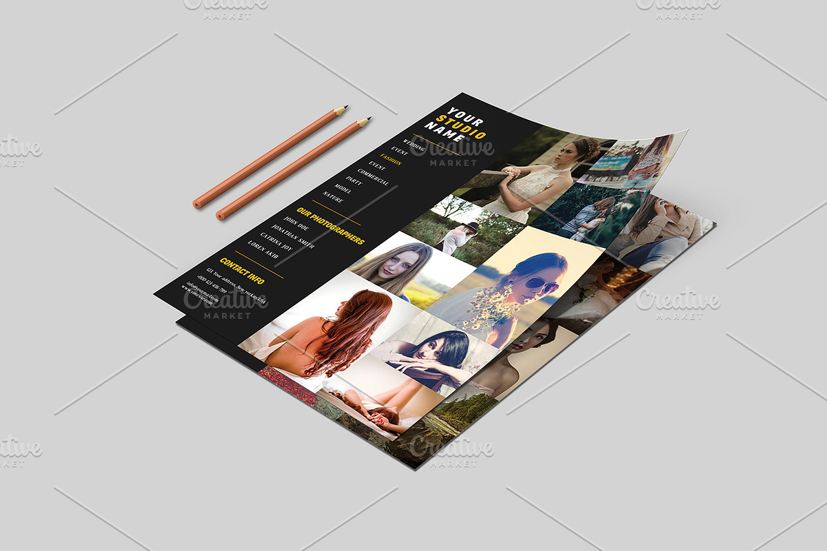 Photography Price List Flyer, a Flyer Template by SmmrDesign (Photo 2 of 6)