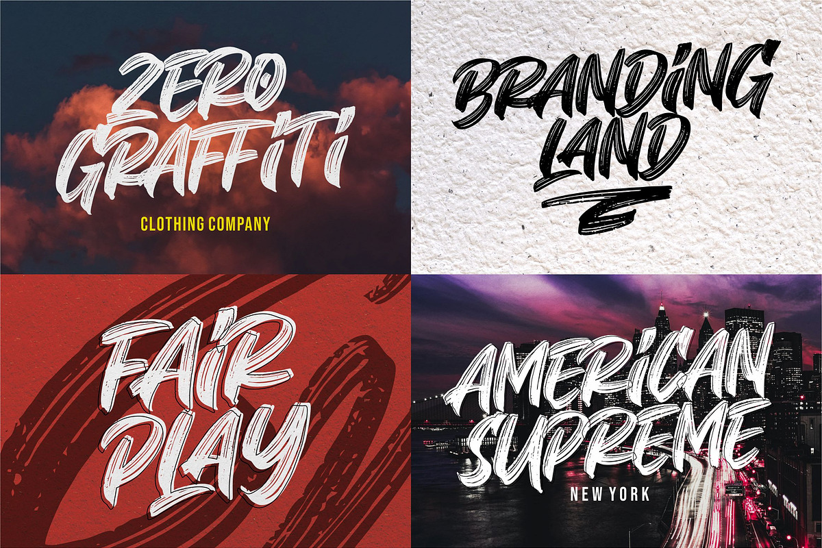 Hillshort -Urban Brush-, a Blackletter Font by ErgibiStudio (Photo 4 of 10)