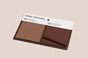 Textile Fabric Swatches Mockup, a Merchandise Mockup by graphicsauce (Thumbnail 2 of 4)