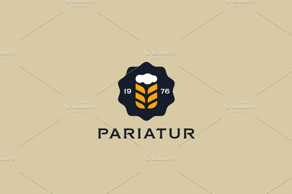 Brewery logotype. Beer vector logo, a Branding & Logo Template by Bureau
