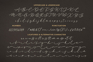 Crafter Signature A Font Combination