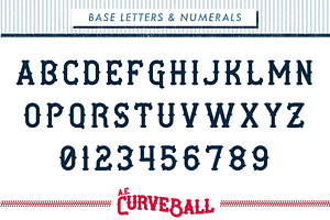 AE Curveball Vintage Typeface