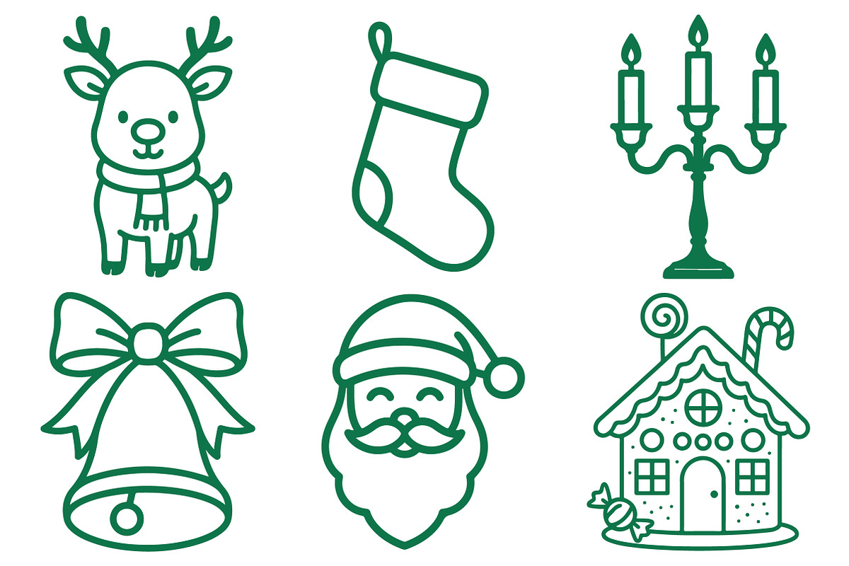 Hand Drawn Christmas PNG Clipart, an Illustration by Daily.Designs (Photo 6 of 8)
