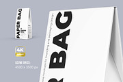 Paper Bag Mockup. Half Side - L view, a Packaging Mockup by easymock (Thumbnail 2 of 11)