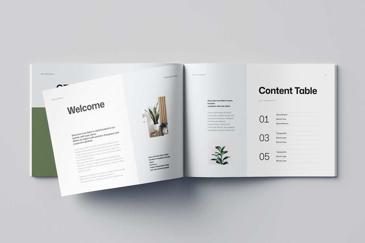 Brand Guidelines | Word & InDesign, a Brochure Template by HiveArts (Photo 4 of 13)