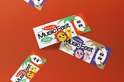 White Summer Music Festival Ticket, a Card Template by graphicook (Thumbnail 3 of 3)