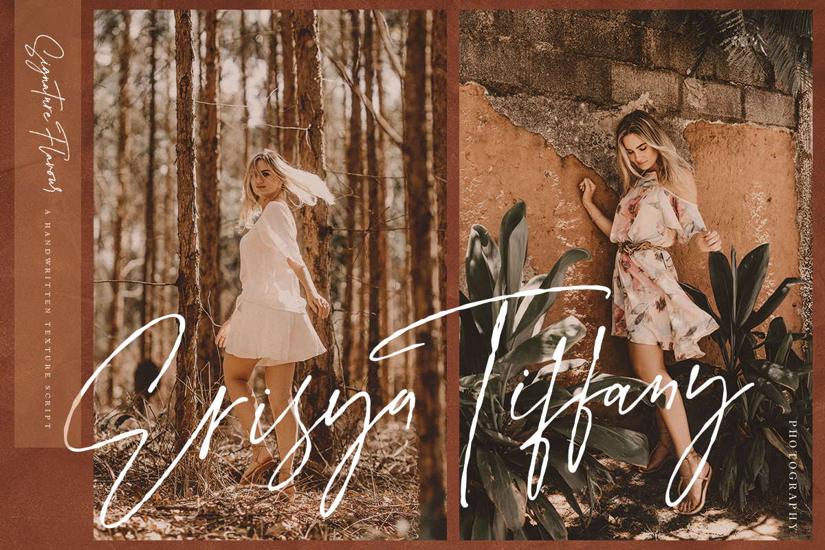 Signature Flavour | Handwritten Font preview 4
