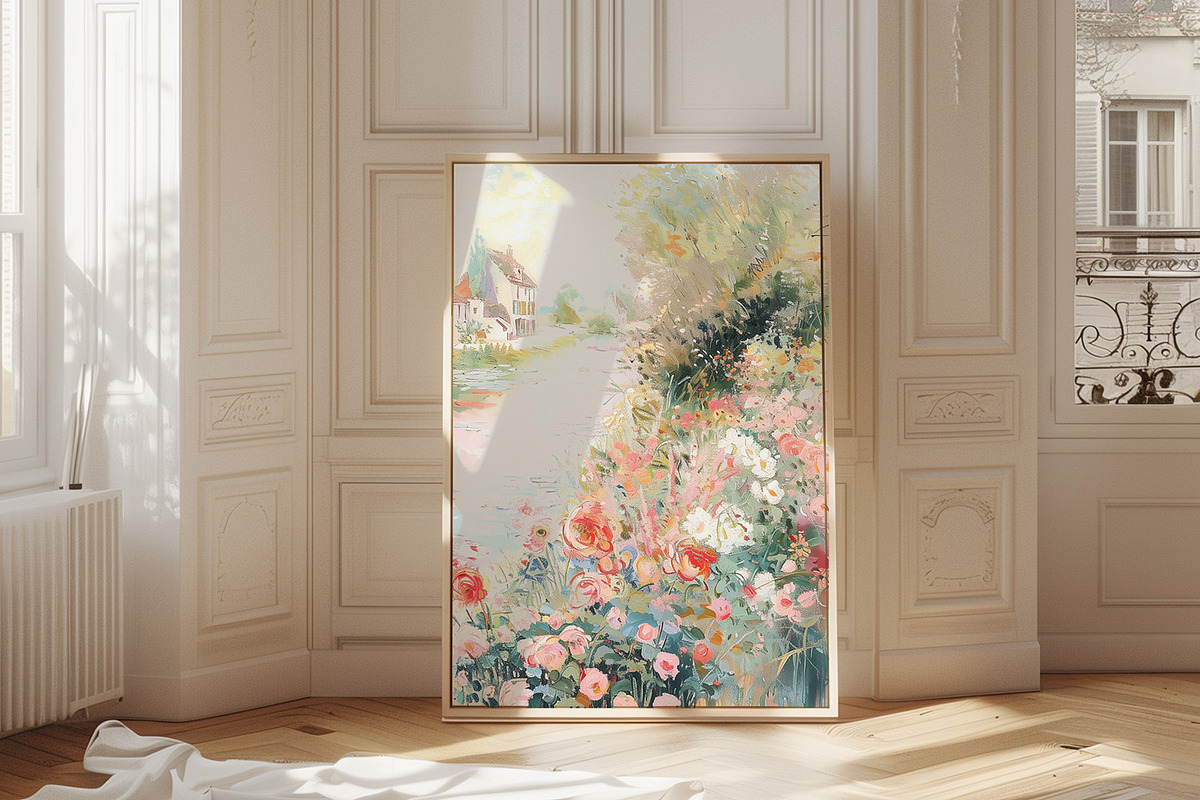 Claude Monet Wall Art Posters, a Background Graphic by Velvet Paper Studio (Photo 3 of 6)