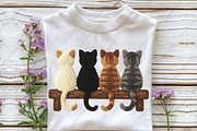 Latch Hook Yarn Crochet Cats Design, an Illustration by CraftArtStudio (Thumbnail 3 of 4)