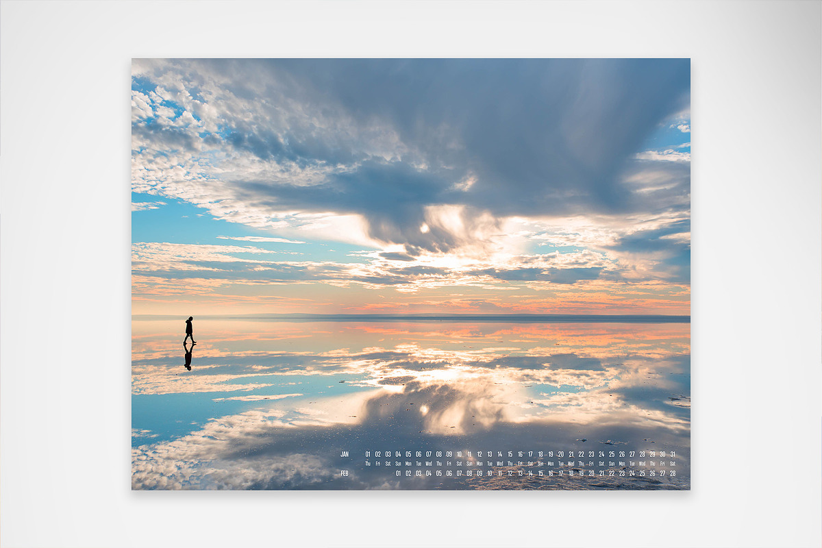 2026 Wall Calendar Inspiring, a Templates & Theme by McLittle Stock (Photo 4 of 8)
