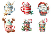 Cute Christmas Coffee Sublimation, an Illustration by CreationArt (Thumbnail 4 of 7)
