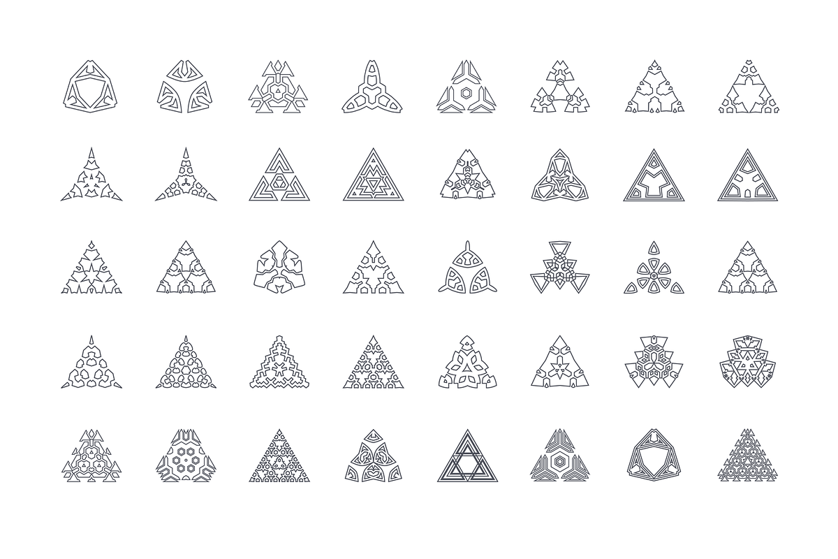 Logo Creator Triangle Shapes Edition, a Branding & Logo Template by Reshapely (Photo 7 of 14)