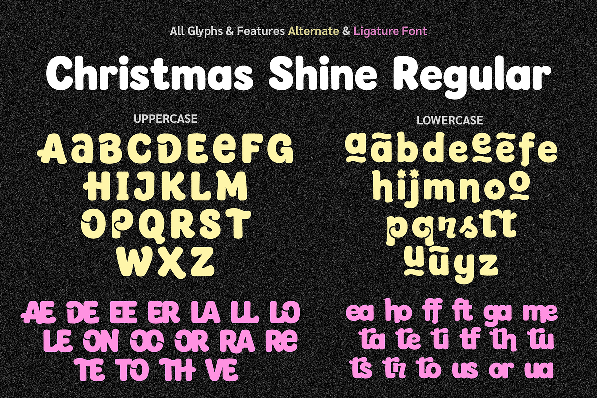 Christmas Shine, a Handwritten Font by BBtypeStudios (Photo 14 of 24)