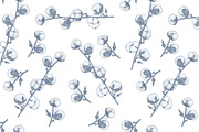 The branches of cotton, a Decorative Illustration by El Design (Thumbnail 3 of 5)