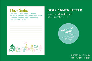 Dear Santa Letter & Thank You