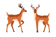 Cute deer childish cartoon set, an Animal Illustration by Good Studio (Thumbnail 3 of 7)