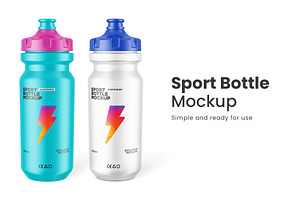 Sport Bottle Mockup v3