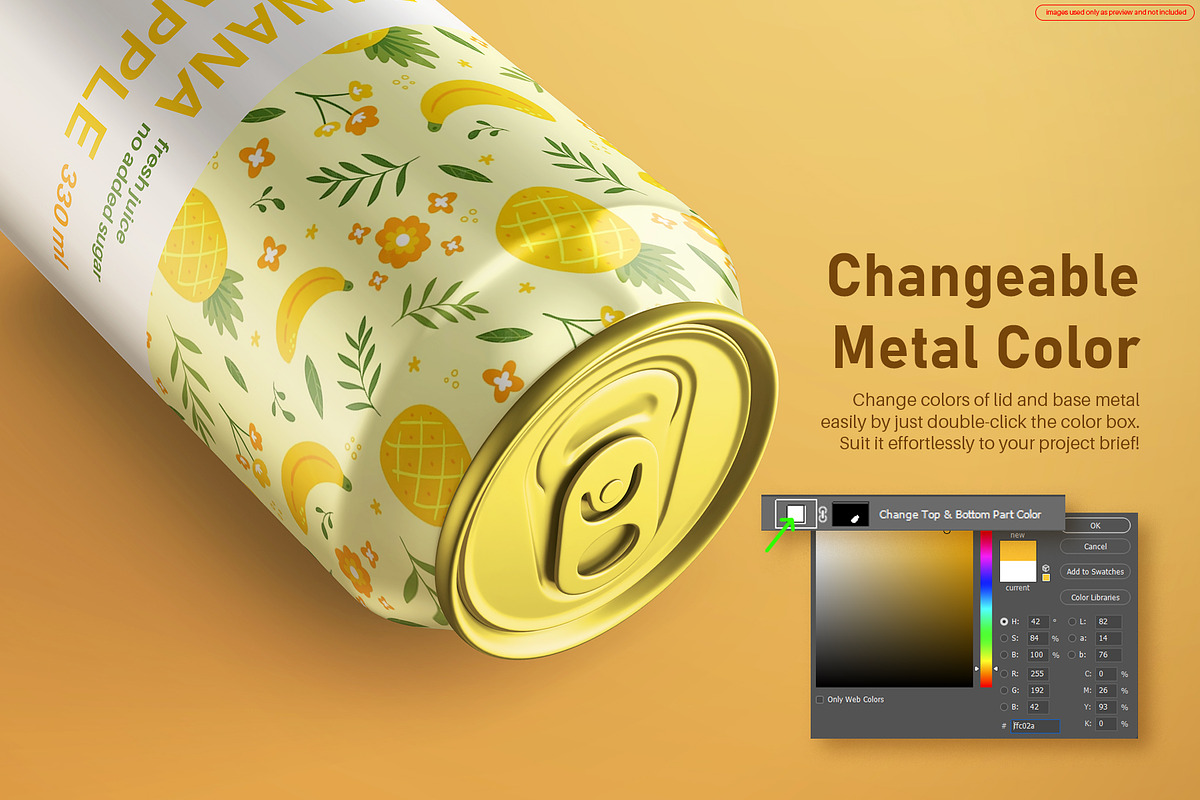 Drink Can 330ml PSD Mockup Set, a Packaging Mockup by Remnand Studio (Photo 4 of 13)