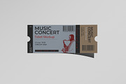 Ticket Mockup, an Advertising Mockup by Tahtagraphic (Thumbnail 4 of 6)