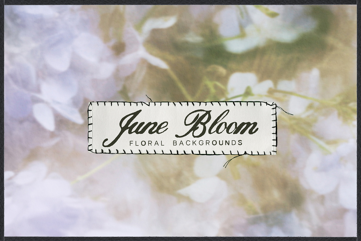 June Bloom Floral Backgrounds, a Background Graphic by lerinartstudio (Photo 1 of 11)