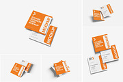 Square Business Card Mockup, a Product Mockup by Indah (Thumbnail 1 of 5)