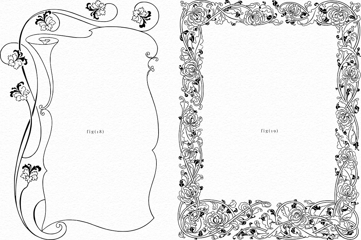 Procreate Corners and Borders, a Brush Add-On by AW Studios (Photo 2 of 9)
