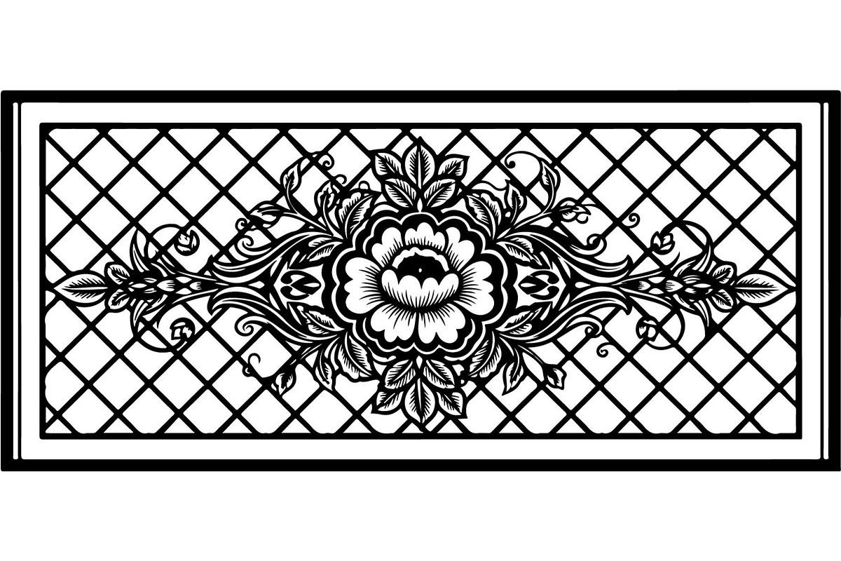 Decorative Mandala Panel Vector Set, a Decorative Illustration by Designer_Momina (Photo 5 of 21)