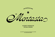 ED Mentasta - Script Typeface, a Script Font by Emyself Design (Thumbnail 1 of 12)