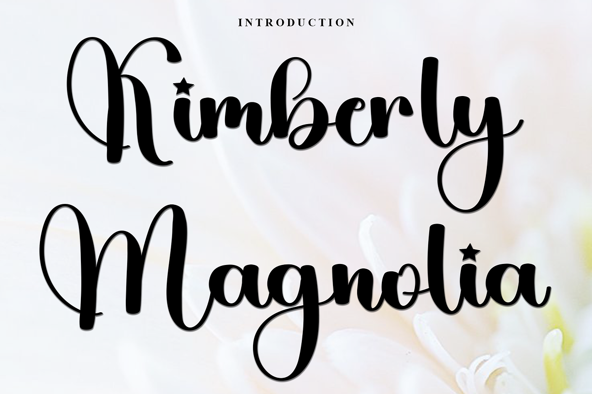 Kimberly Magnolia, a Handwritten Font by FreshTypeINK (Photo 1 of 7)