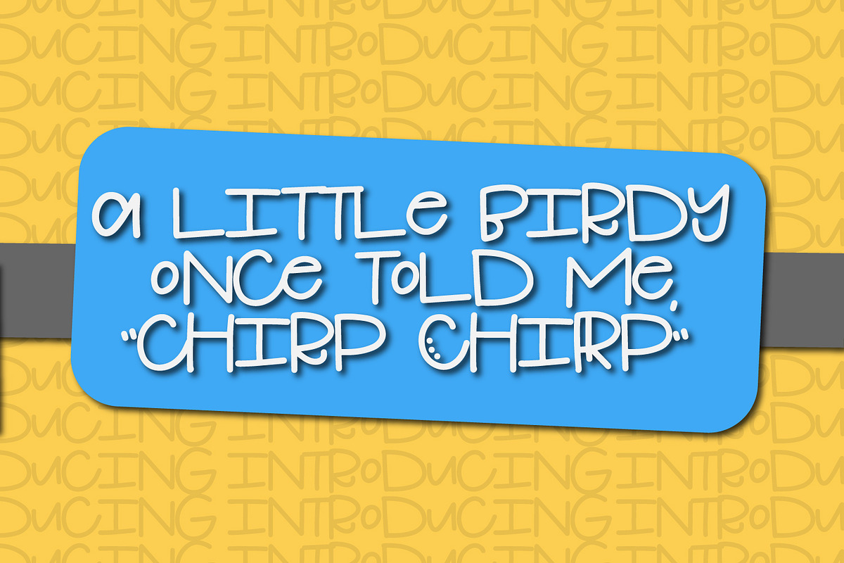Cranberry Pinecones - A Bouncy Font preview 6