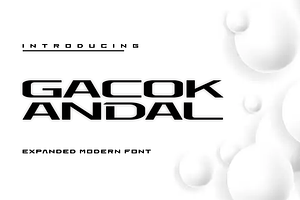Gacok Andal Font