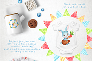 Autumn Woodland Party watercolor set, an Animal Illustration by Tatiana Troian (Thumbnail 6 of 9)