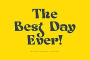 Marietta - Groovy Serif Font, a Serif Font by Cruzine (Thumbnail 6 of 10)