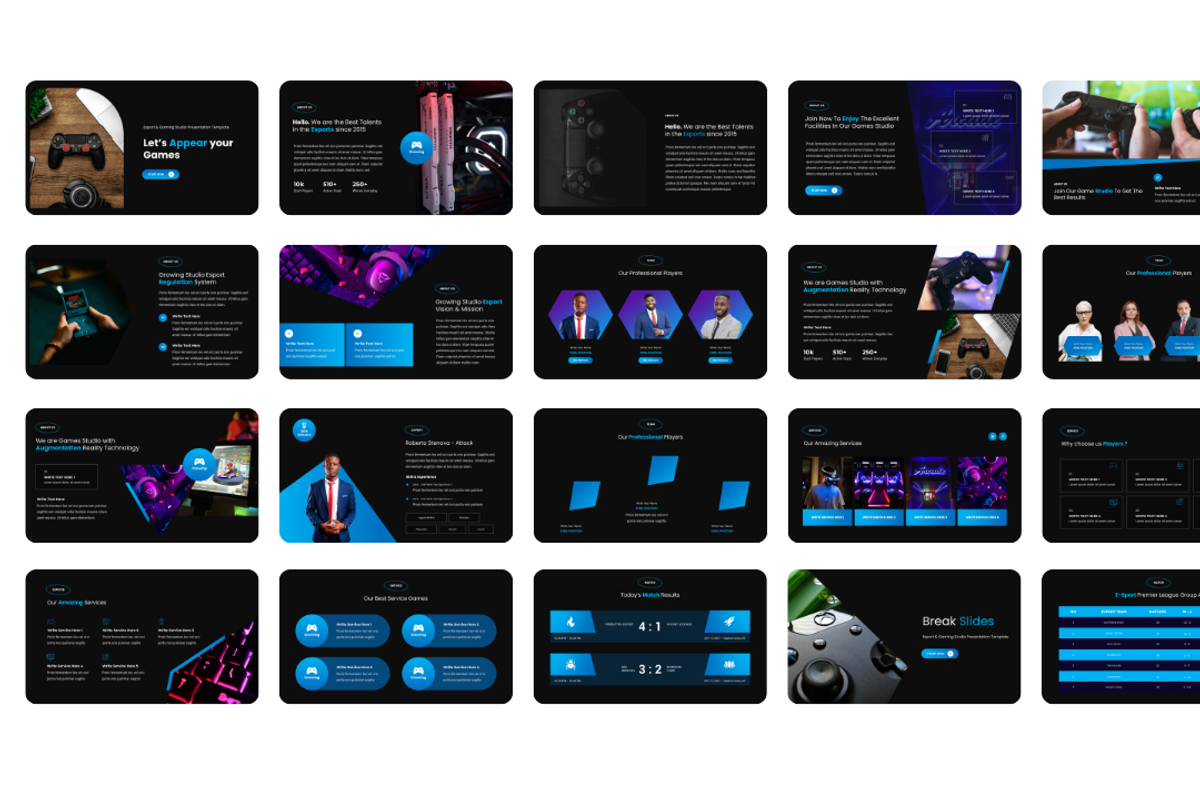 Gaming - Esports Powerpoint, a Presentation Template by Hammad Arif (Photo 2 of 3)