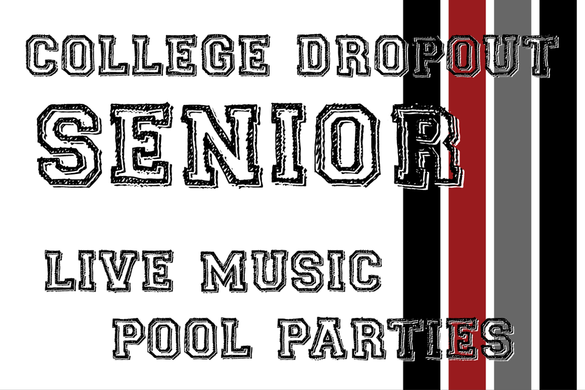 College Dropout, a Slab Serif Font by Rocket Type (Photo 9 of 9)