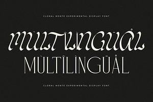 Cloral Monte Experimental Font