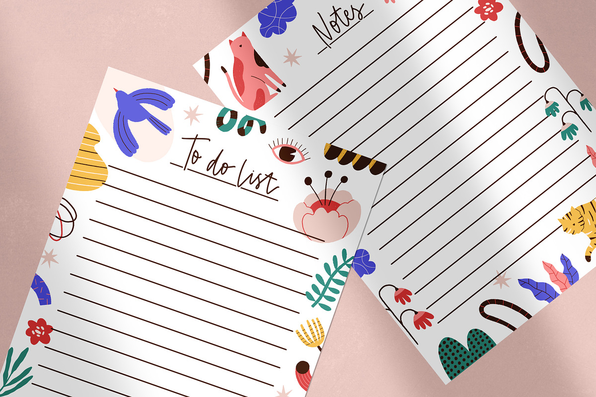 To do list and notes templates, a Decorative Illustration by Good Studio (Photo 3 of 3)