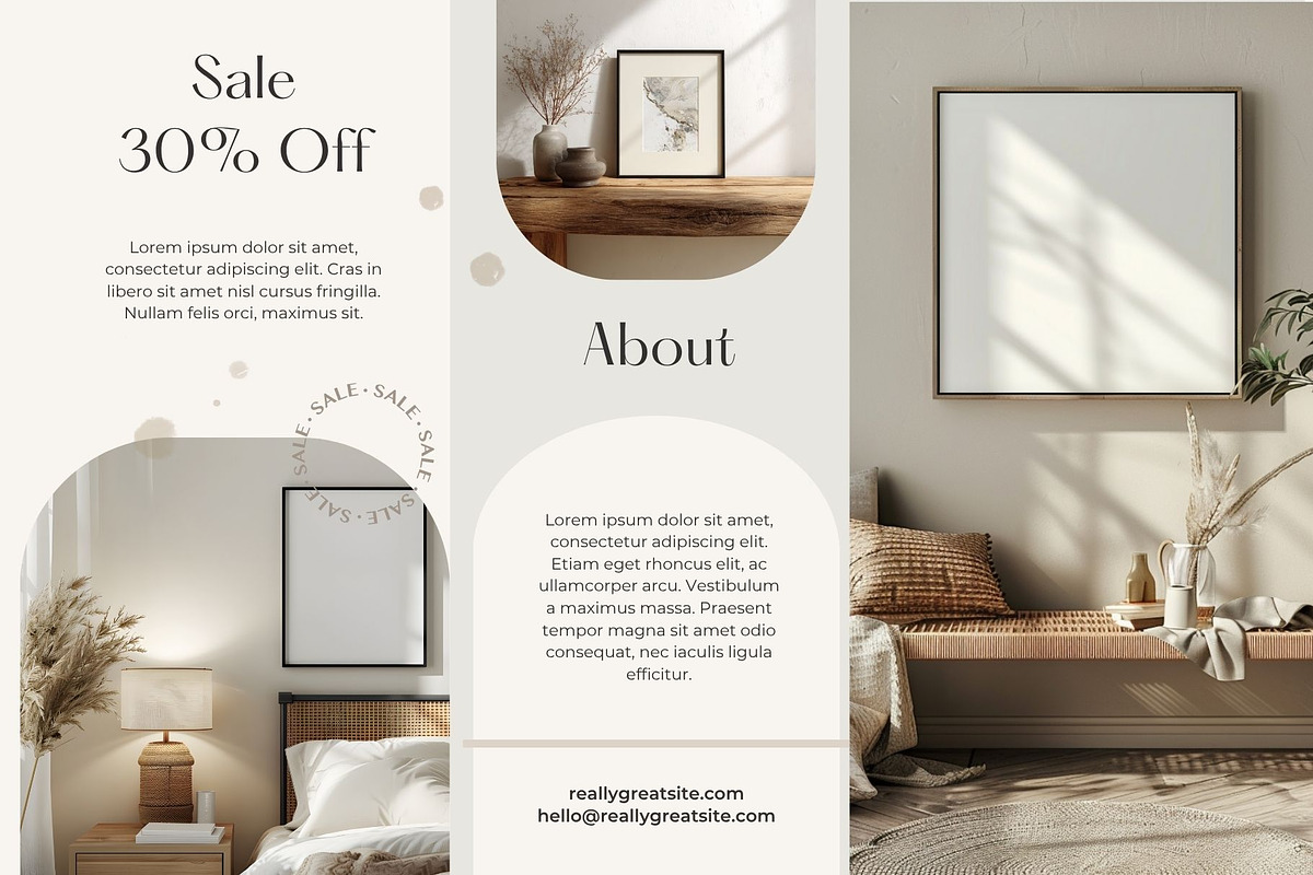 Neutral Interior Frame Mockup Canva, a Household Mockup by ARTOZEN DIGITAL (Photo 4 of 15)