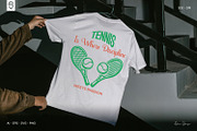 Motivational Tennis Sports T-Shirt, a Sport Illustration by shaondesigns (Thumbnail 4 of 6)