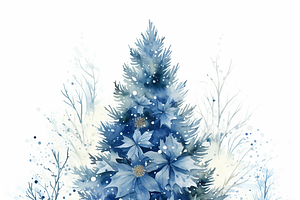 Winter Christmas Tree