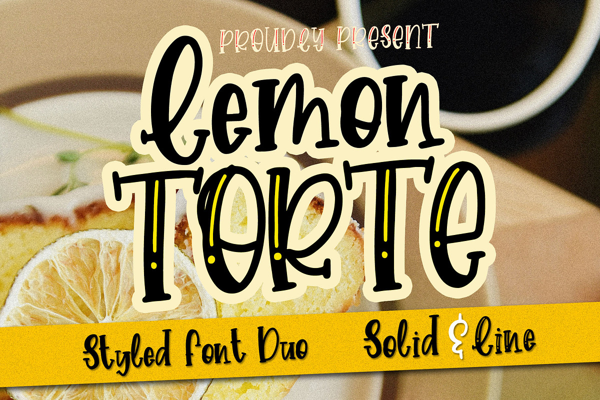 Lemon Torte - Crafty Font Duo