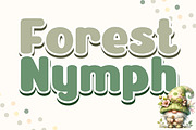 Forest Nymph - Handwritten, a Handwritten Font by Charmingbear59.design (Thumbnail 1 of 5)