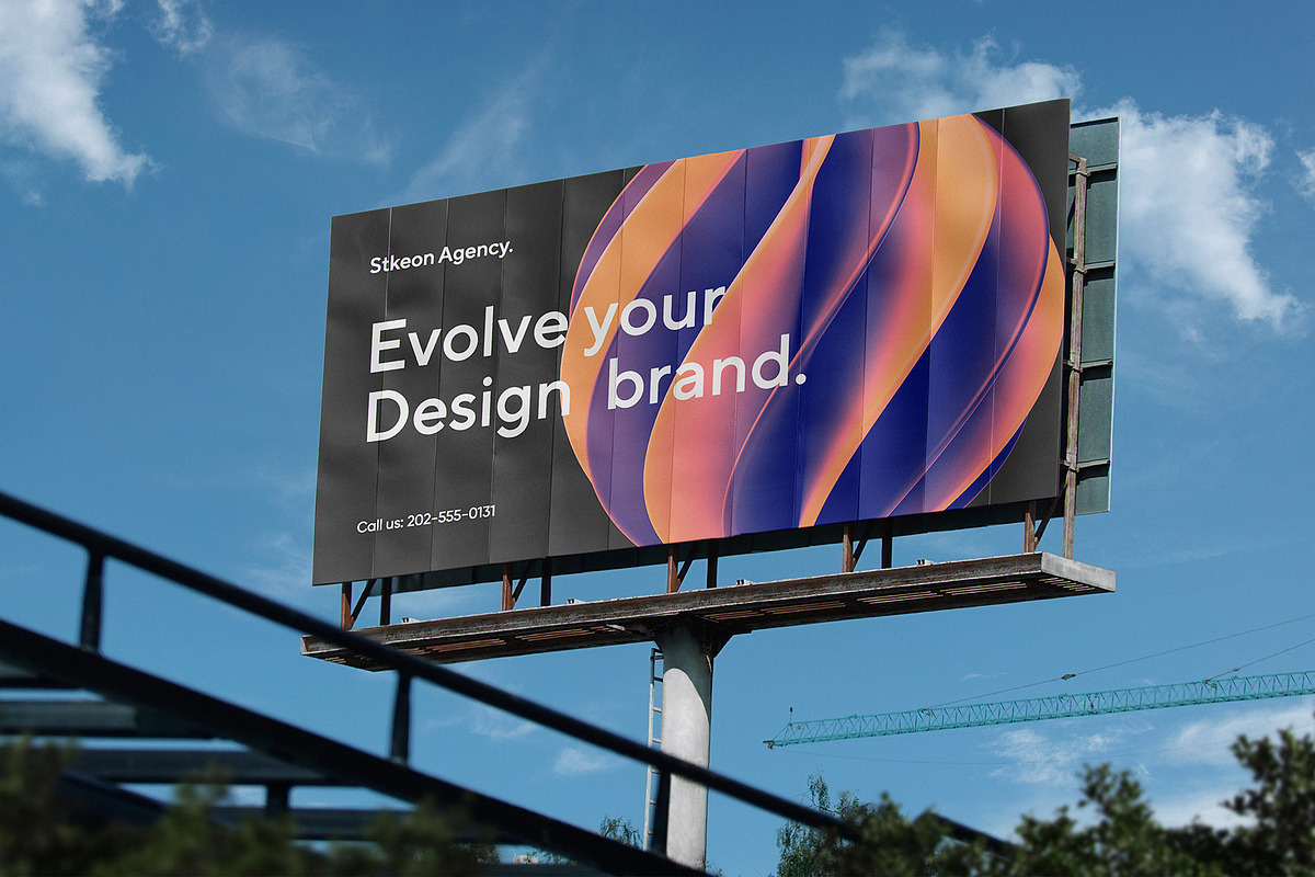 Billboard Urban Street Mockup, a Product Mockup by Asylab (Photo 2 of 5)