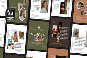 Vencen A4 Vertical Keynote