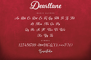 Dearllane Elegant Script, a Script Font by Basnistudio (Thumbnail 8 of 9)