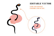 AUTUMN MAGIC vector pattern, element, a Decorative Illustration by Lena Nikolaeva (Thumbnail 10 of 11)