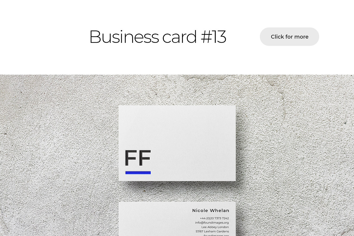 Business Card Mockup Template Bundle, a Business Card Template by PrintPixel (Photo 92 of 104)