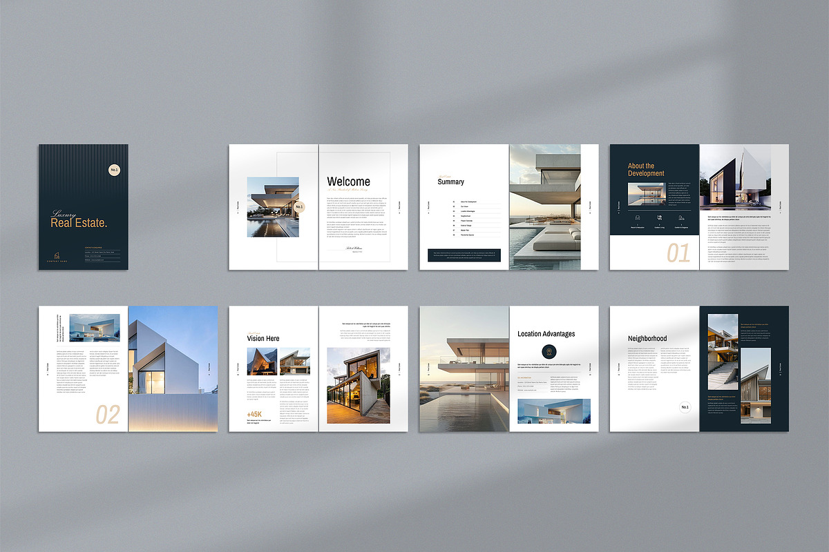 Real Estate Modern Brochure Template, a Brochure Template by TemplateFolio-Shop (Photo 15 of 16)